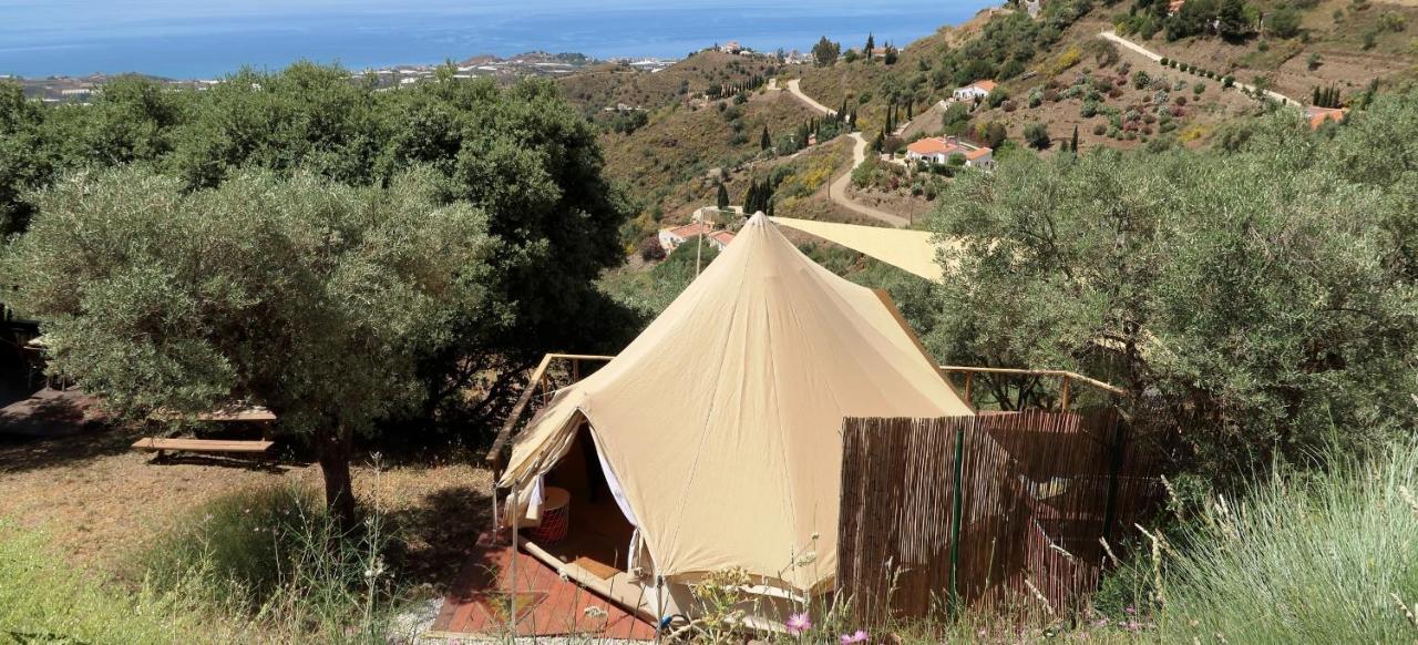 Campo Agave Luxury Tents Sayalonga Exterior foto